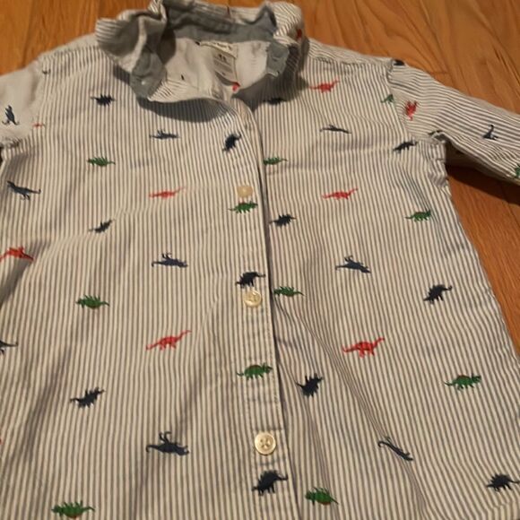 Carters button up Dino shirt - Picture 3 of 6